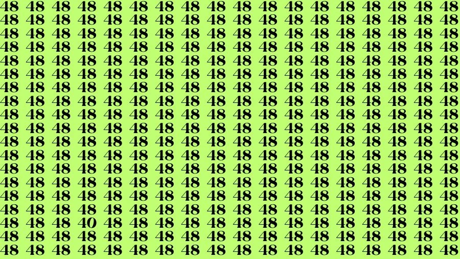 If you have Hawk Eyes Find the Number 5 among 1s in 20 Secs
