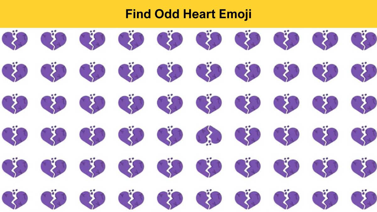 Brain Teaser to Test Your IQ: Find the Odd Heart Emoji in 3 Seconds!