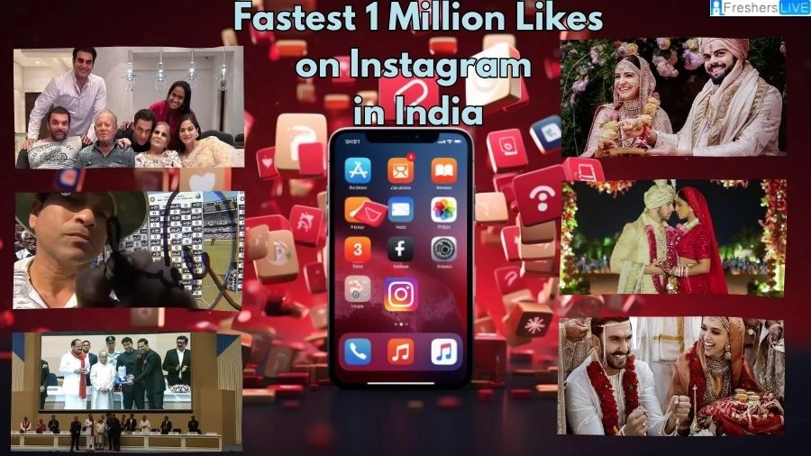 Fastest 1 Million Likes on Instagram in India - Top 10 Trend Setters