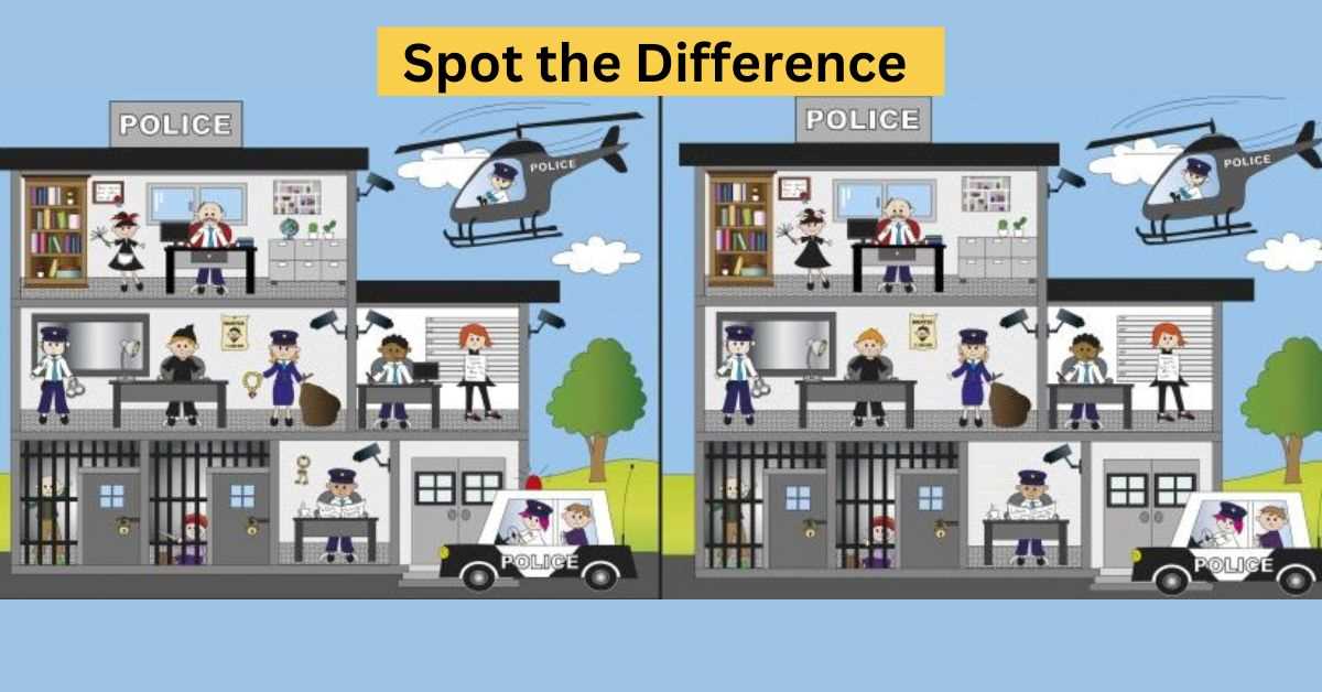Spot the Difference Between the Police Stations