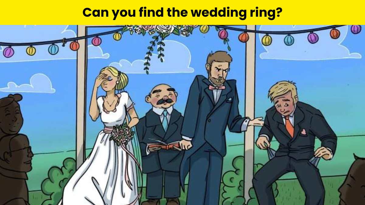 Find the wedding ring in 7 seconds