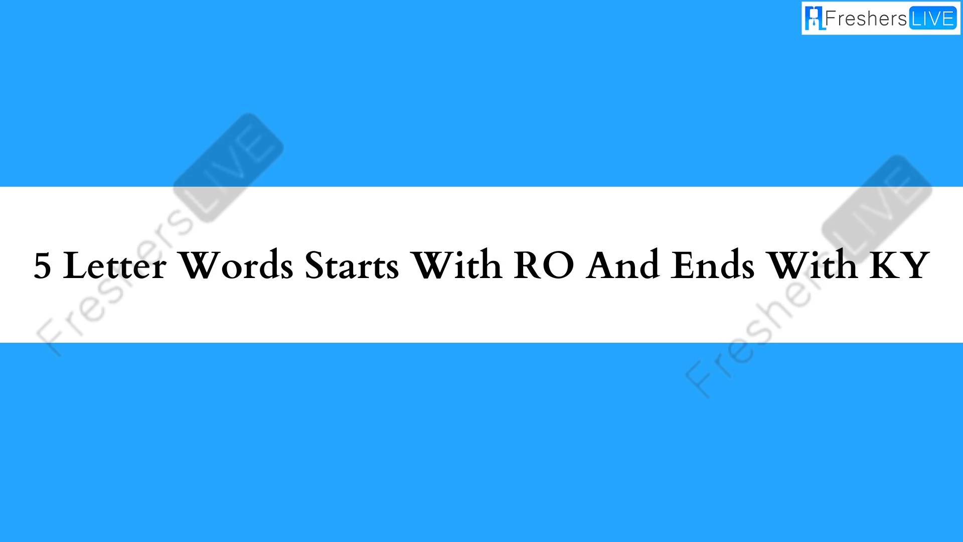 Palabras de 5 letras que empiezan con RO y terminan con KI.