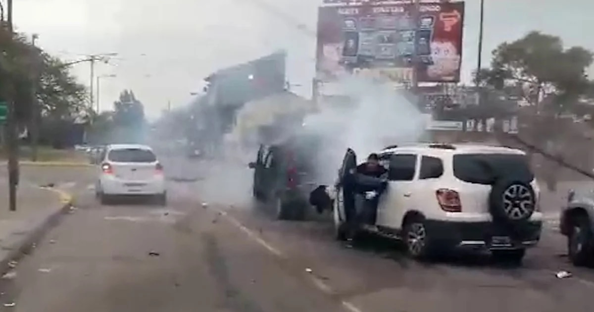1Video: la frenética persecución policial por Panamericana que terminó con un choque y dos detenidos