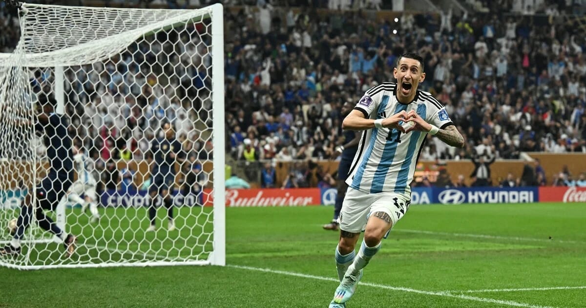 2Nueve meses antes del título de Argentina en el Mundial, el golazo de Di María contra Francia en la final se viralizó desde un ángulo nunca antes visto