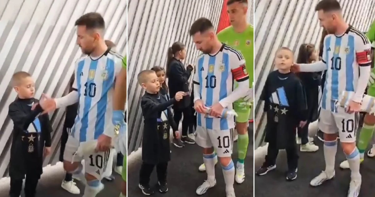 4El tierno regalo de un niño a Messi que Dibu transformó en amuleto y máscara de Julián Álvarez: las perlitas tras la victoria de Argentina