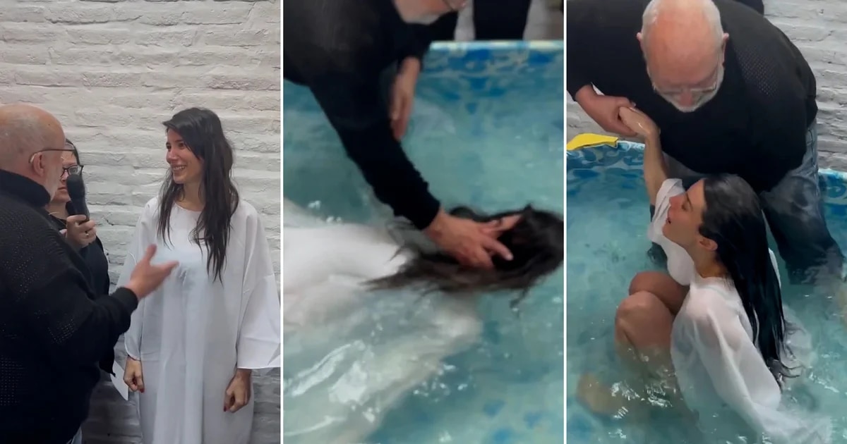 Andrea Rincón reveló por qué fue bautizada en una piscina de lona y los motivos que la llevaron a acercarse a la iglesia