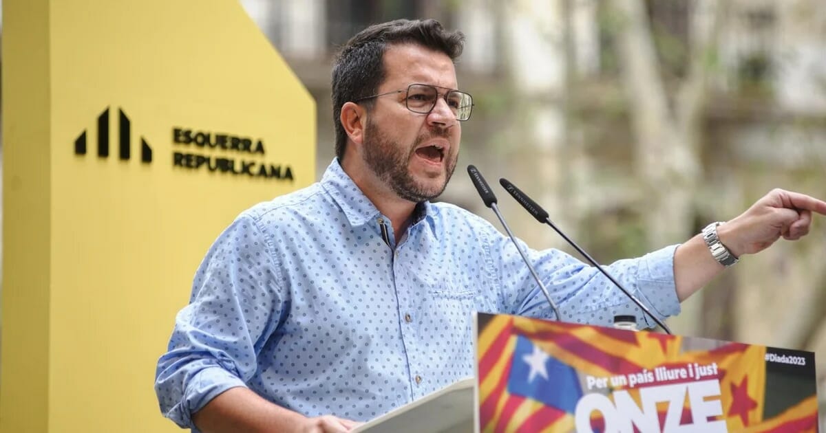 Aragonès califica la manifestación del PP como un ataque a Cataluña: “Hoy más que nunca los catalanes hemos sumado su apoyo a la amnistía”
