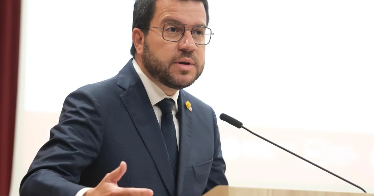 Aragonès exige a Sánchez "comprometerse" a pactar un referéndum durante la legislatura