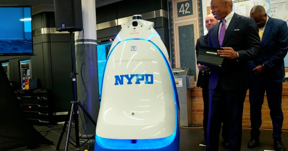 Así es K5, el robot policía que patrullará Nueva York