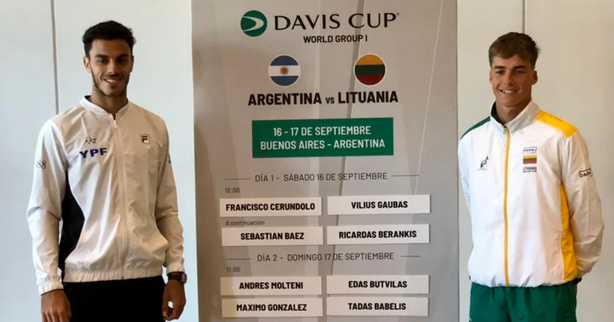 Así se jugará la serie de Copa Davis de Argentina contra Lituania: las visitas de lujo que tuvo el equipo.  Se definieron los emparejamientos para el partido ante los europeos en el Buenos Aires Lawn Tennis Club