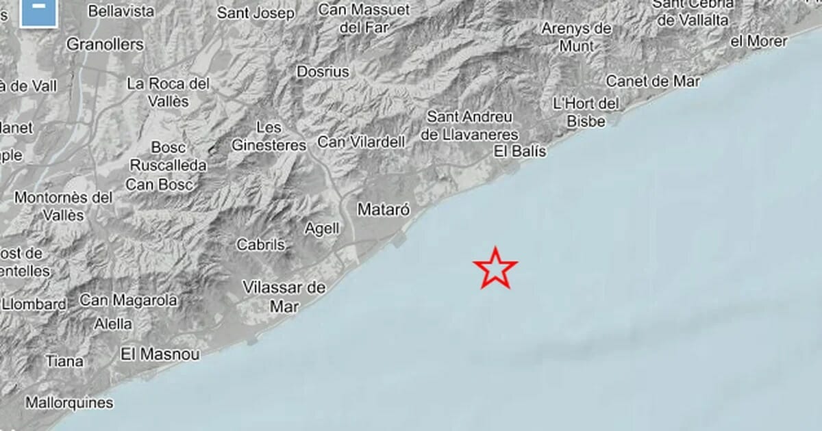 Barcelona registra un terremoto “sin daños” y con epicentro en el mar