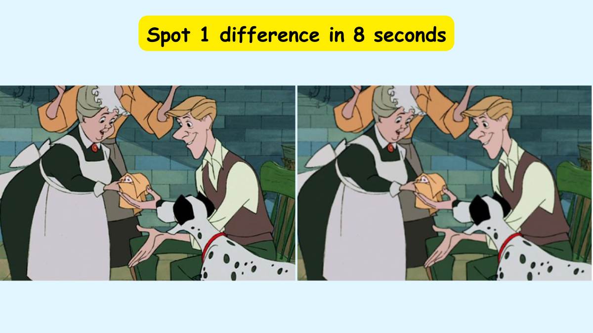 Spot the Difference- Spot one difference in 8 seconds