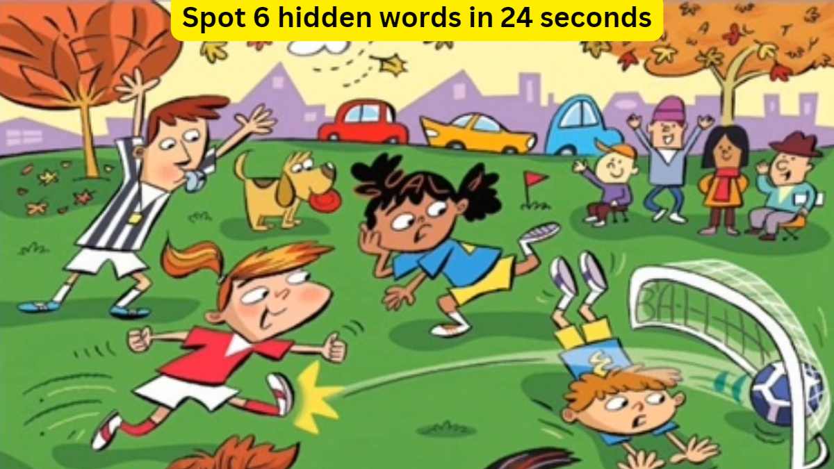 Brain Teaser- Spot 6 hidden words in 24 seconds