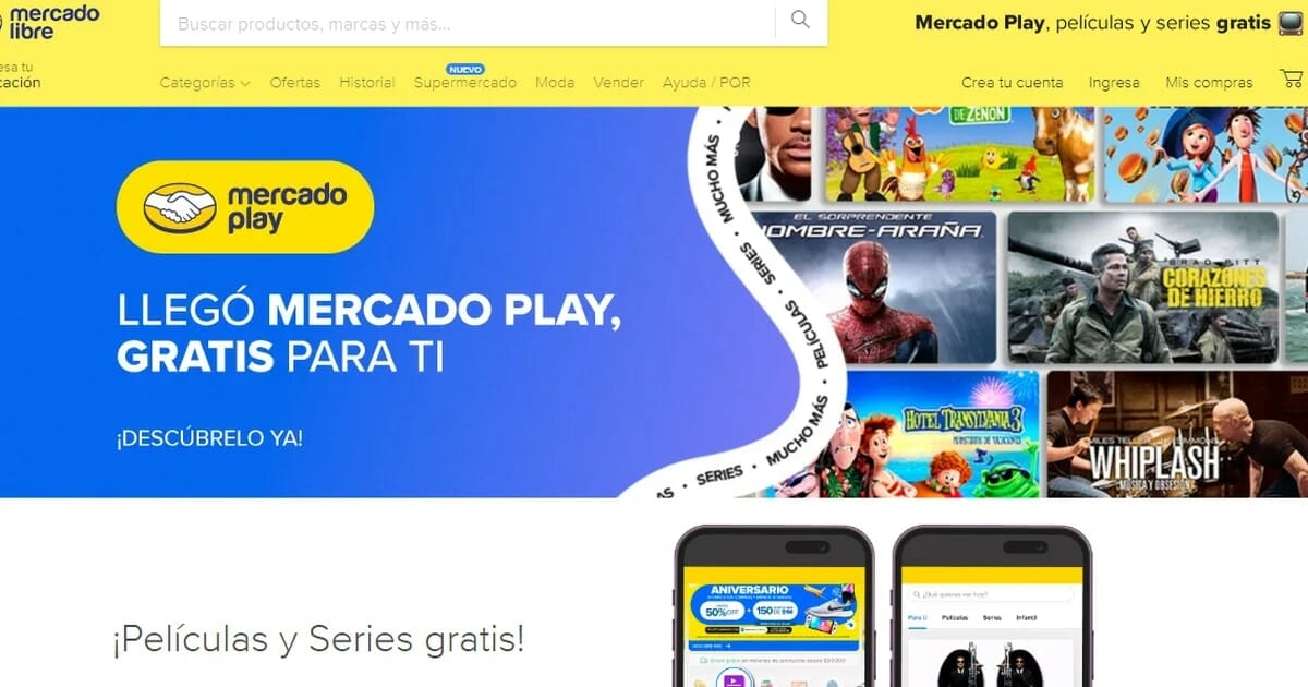 Cómo usar Mercado Play, la plataforma de Mercado Libre para ver series y películas gratis