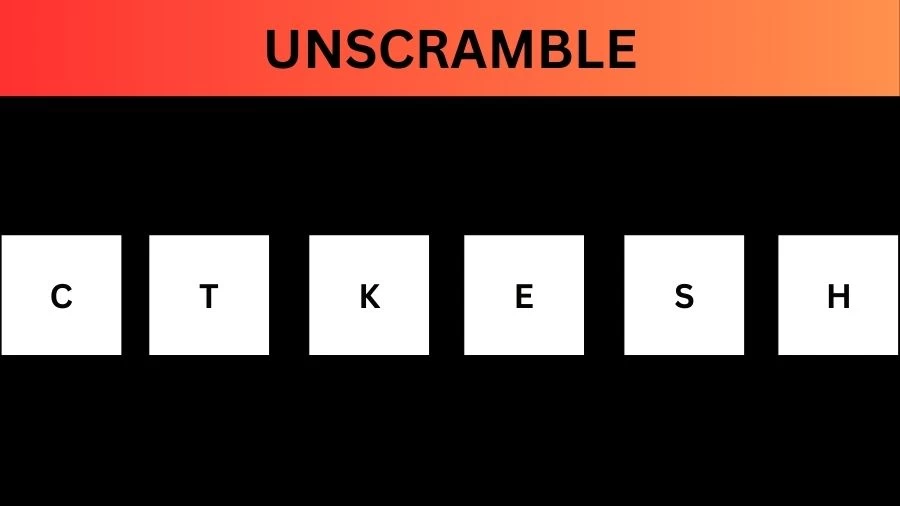 Unscramble CTKESH Jumble Word Today