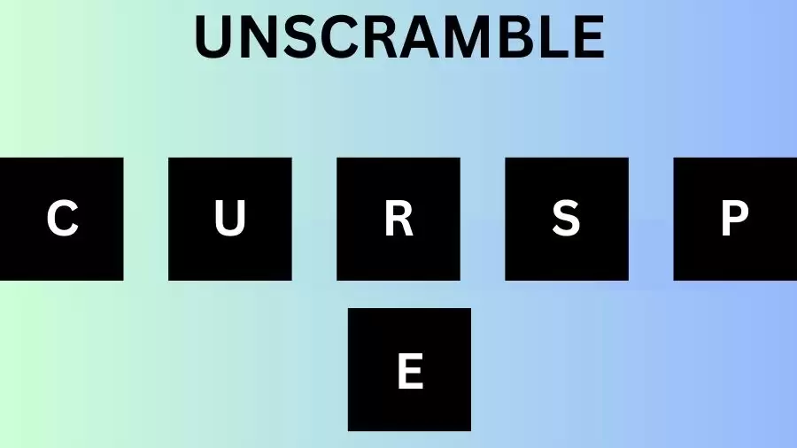 Unscramble CURSPE
