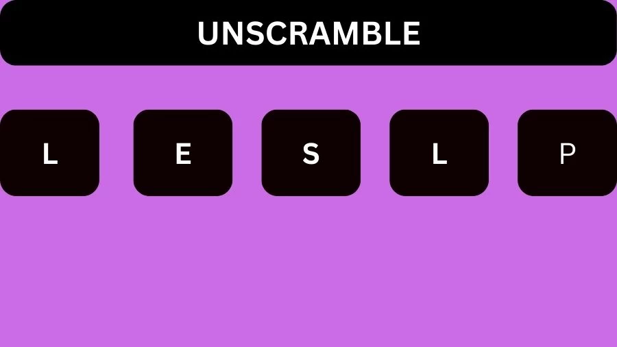 Unscramble LESLP