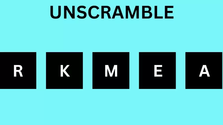 Unscramble RKMEA