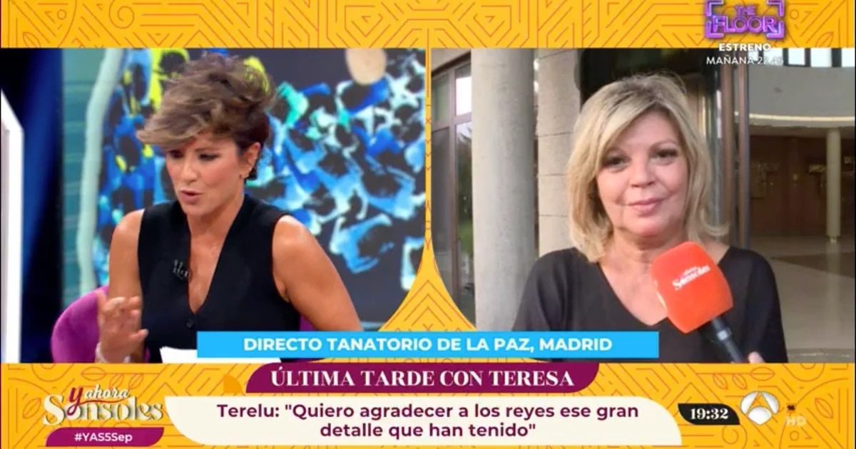 El dardo de Terelu Campos a Ana Rosa Quintana en su entrevista con Sonsoles Ónega