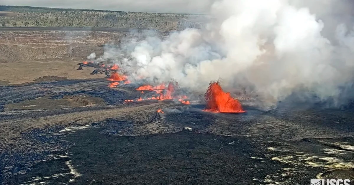 El volcán Kilauea entró en erupción por tercera vez este año: se emitieron alertas en Hawái