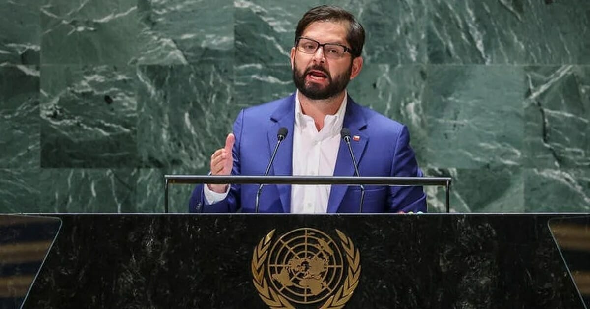En su discurso ante la ONU, el presidente de Chile, Gabriel Boric, condenó la persecución a opositores en Nicaragua