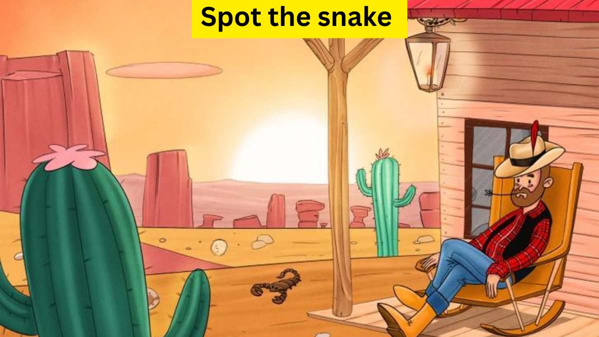 Visual Test- Spot the snake within 9 seconds