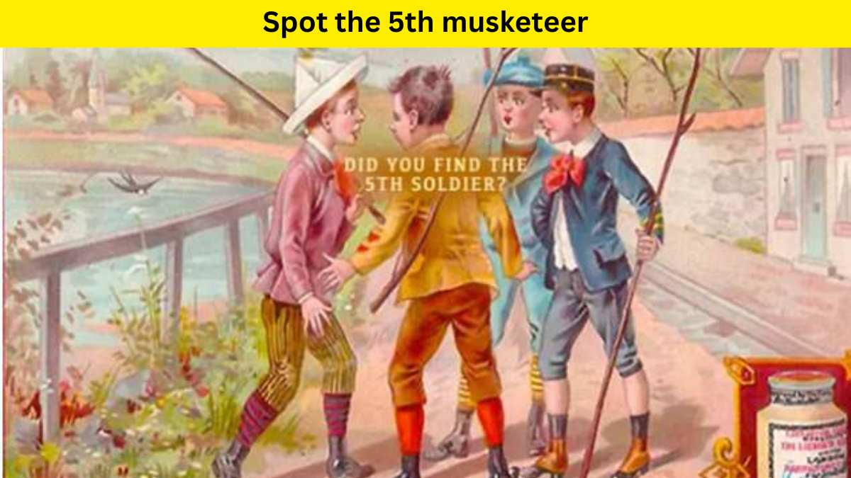 Visual Test: Spot the fifth musketeer in 7 seconds