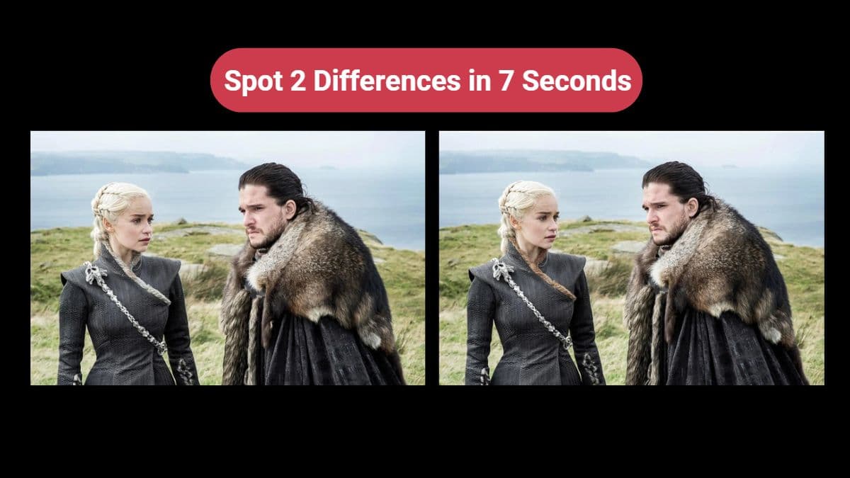 Spot the Difference - Spot 2 Differences in 7 Seconds