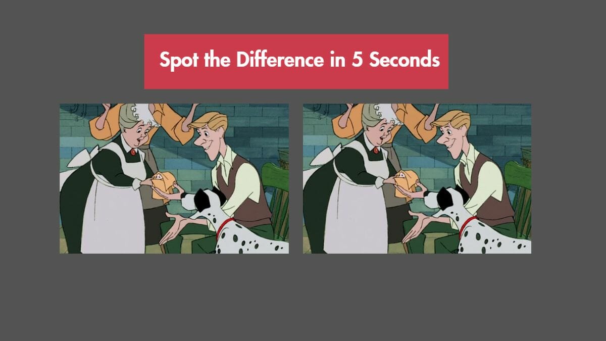 Spot the difference in 5 seconds