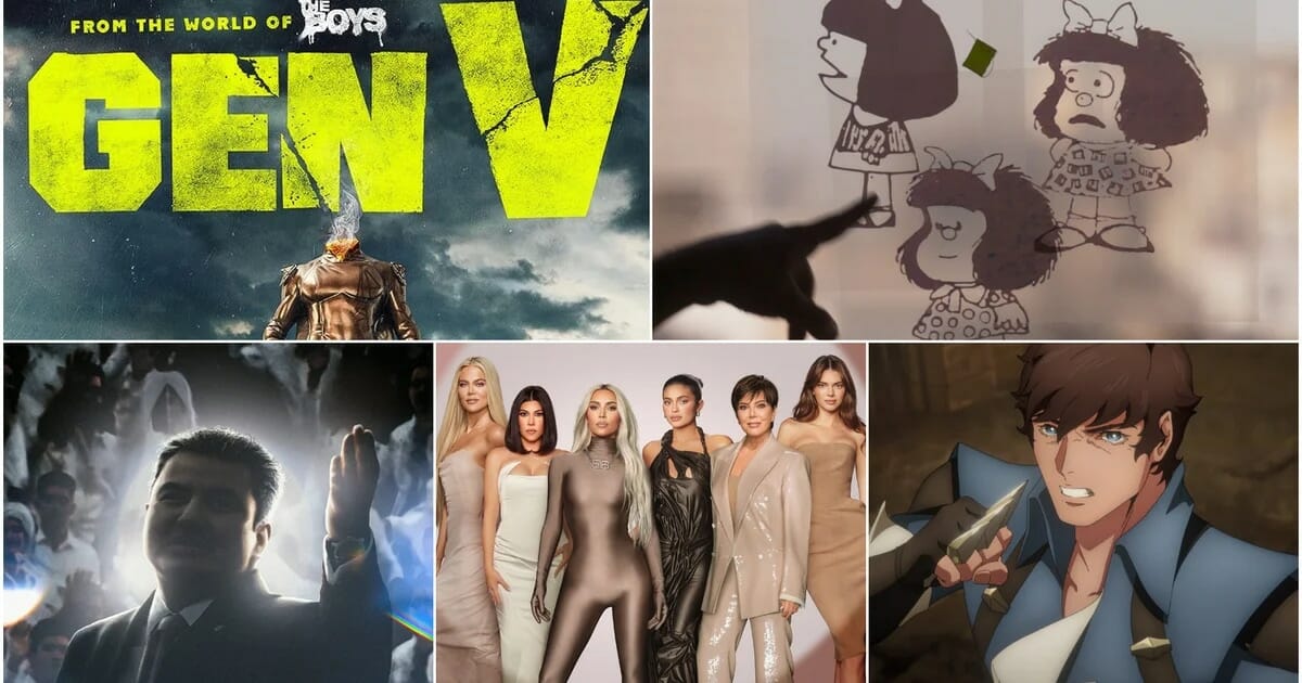 “Gen V”, “Releyendo Mafalda” y “Las Kardashian” entre los estrenos del 25 de septiembre al 1 de octubre en streaming