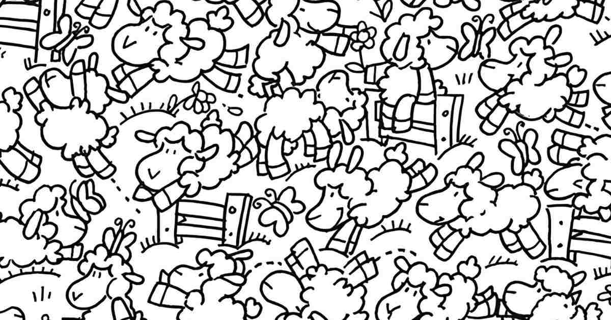 Find the Hidden Chick Among the Sheep