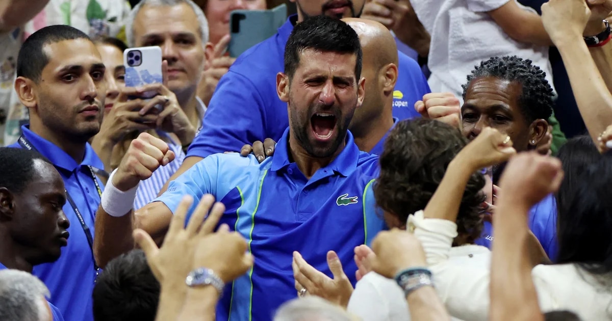 La loca celebración de Djokovic tras ganar el US Open: de llorar con su hija y gritar en el público a abrazarse con un famoso actor El serbio venció a Daniil Medvedev en tres sets y ganó su Grand Slam número 24