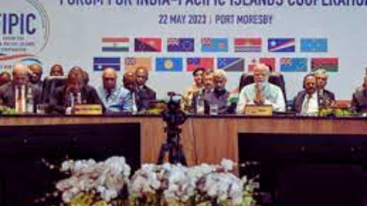 PM Modi at FIPIC Summit 2023.