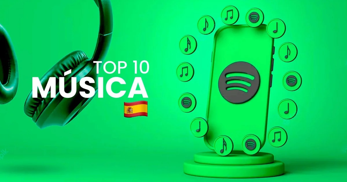 Ranking de Spotify en España: top 10 de las canciones más populares de este día