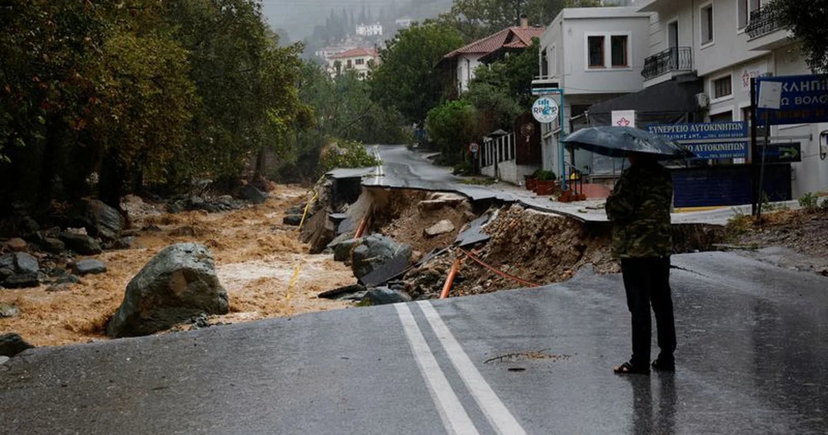 Reportaron al menos 10 muertos por las inundaciones “sin precedentes” en Grecia: buscan a cuatro desaparecidos