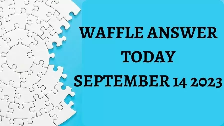 Daily Waffle Answer #601, Waffle Answer Today September 14 2023