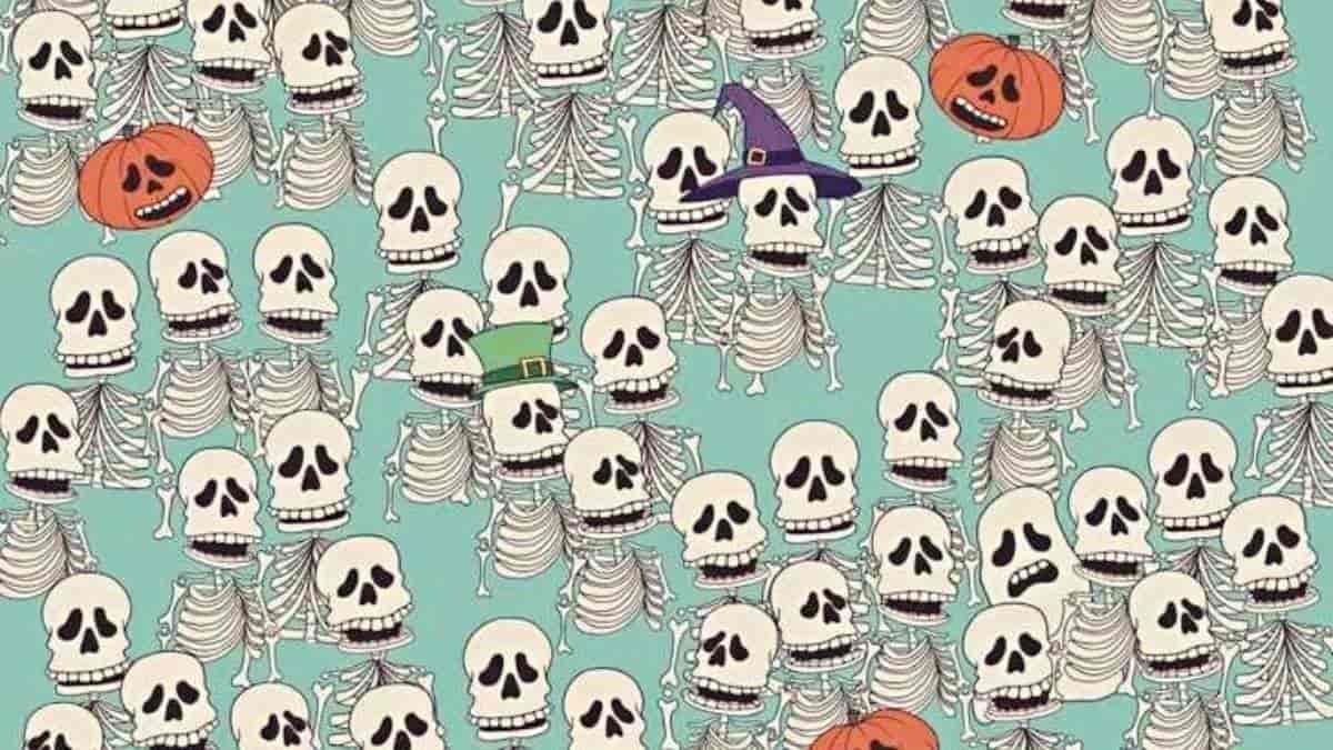 Find ghost among skeletons in 5 seconds