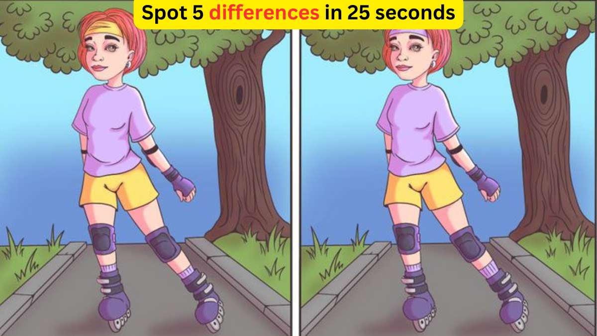 Spot The Difference- Spot 5 Differences In 25 Seconds!