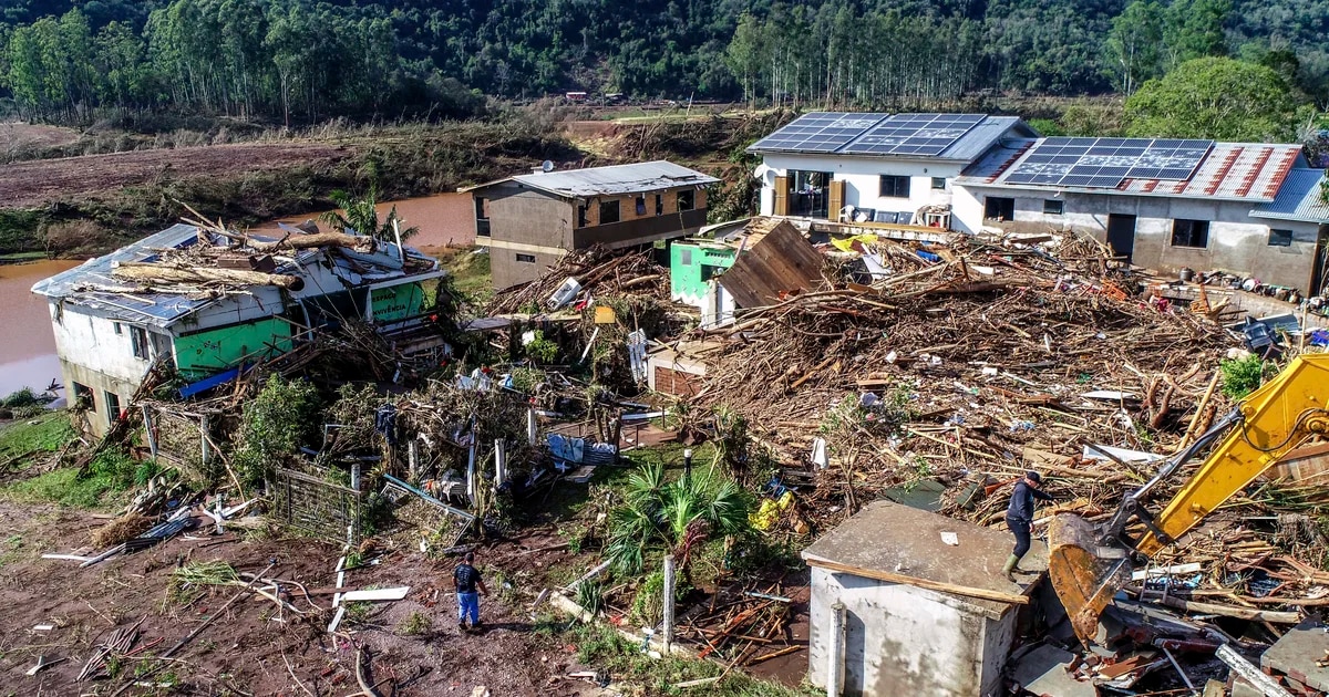 Ya son 37 los muertos por el insólito ciclón extratropical que azota el sur de Brasil: se pronostican más lluvias