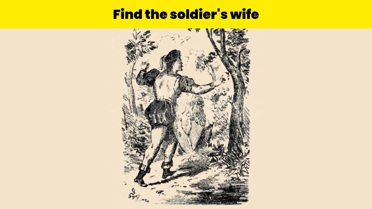 Spot the soldier’s wife in 8 seconds