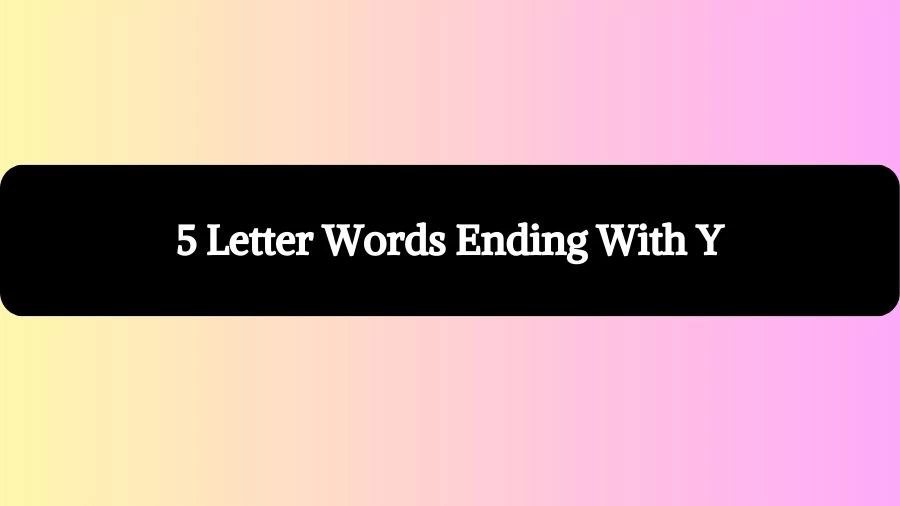 5 Letter Words Starting With PAR And Ending With Y, List of 5 Letter Words Starting With PAR And Ending With Y