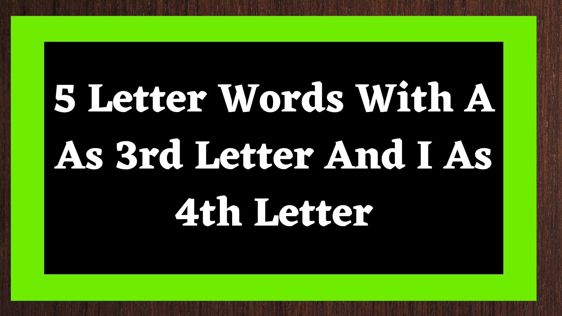 Una palabra de 5 letras, en la que la tercera letra es la A y la cuarta letra es la Z. Lista de todas las palabras.