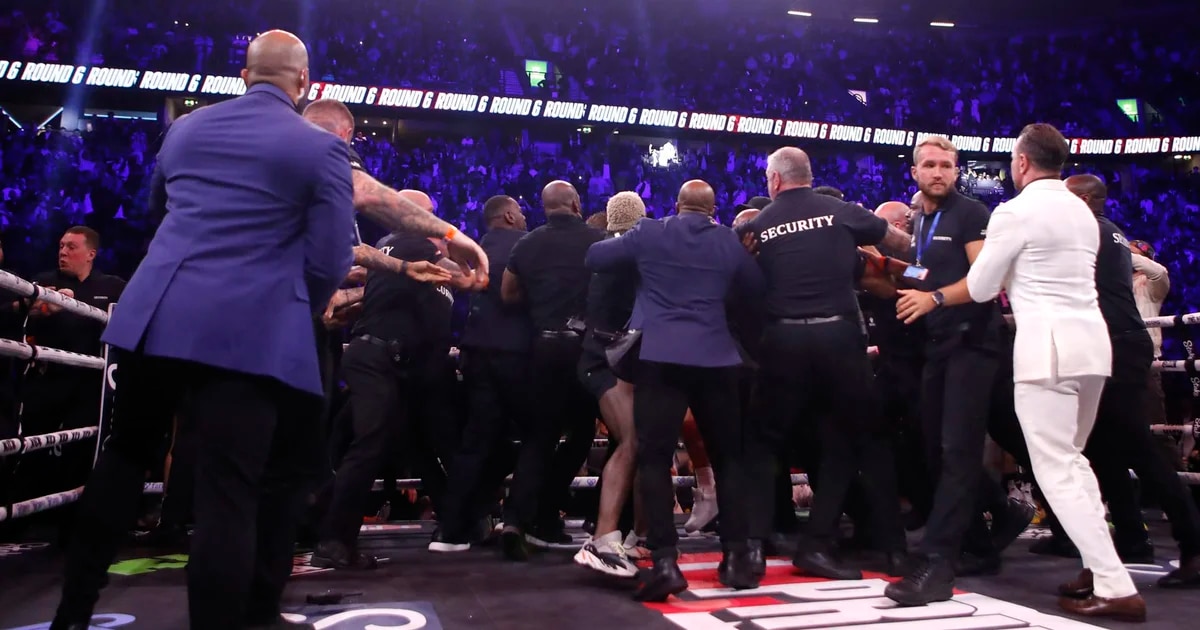 5Episodio insólito en el boxeo: Agentes de seguridad de Logan Paul invadieron el ring tras actitud descalificante de Dillon Danis