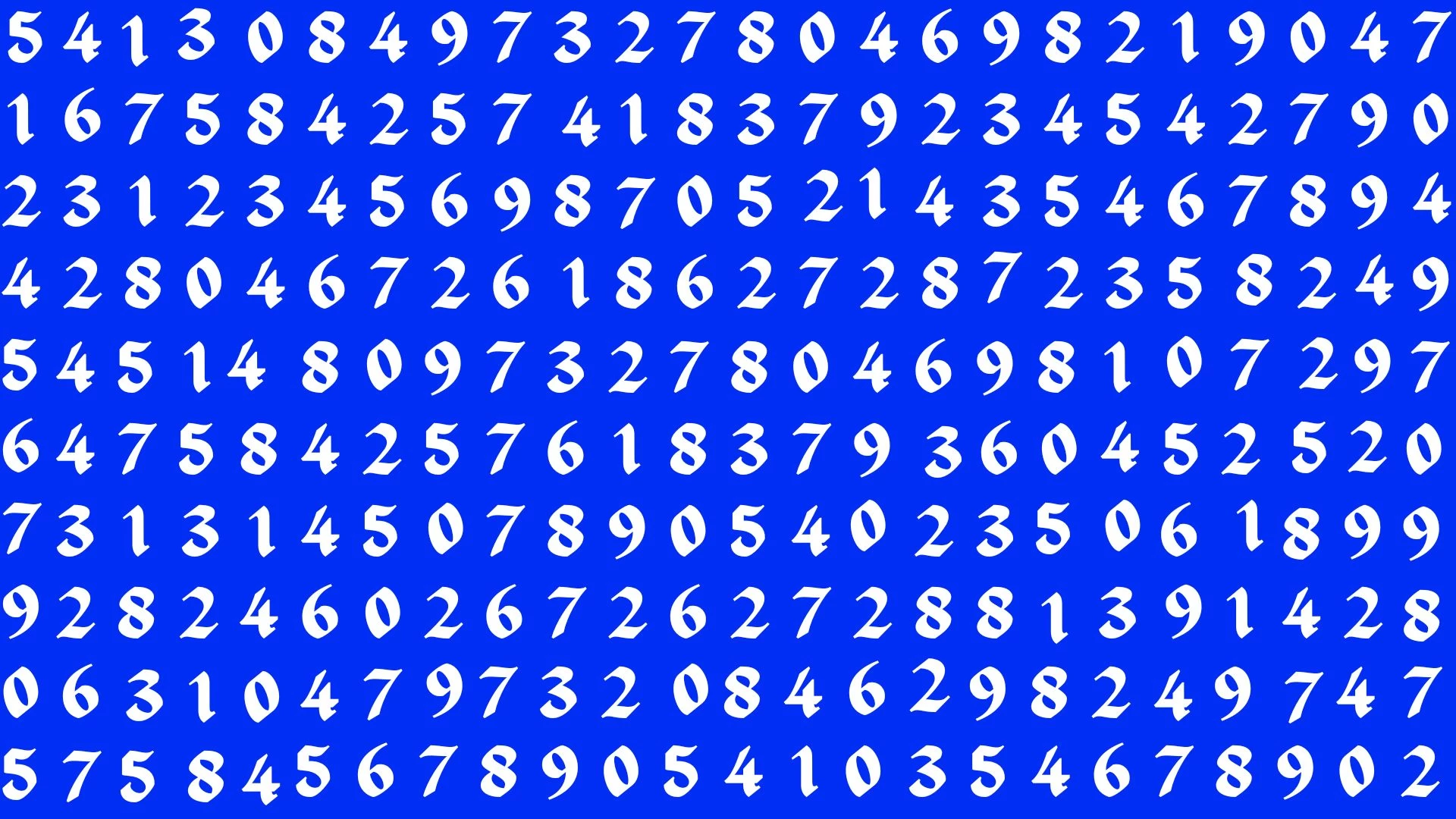Are you smart enough to Find the Number 6968 in 12 Seconds