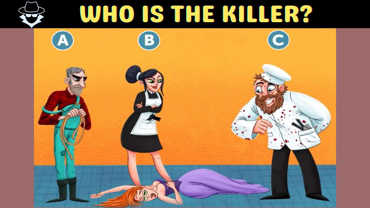 Brain Teaser IQ Test: Can You Find The Killer And Solve The Murder Mystery In 11 Seconds?