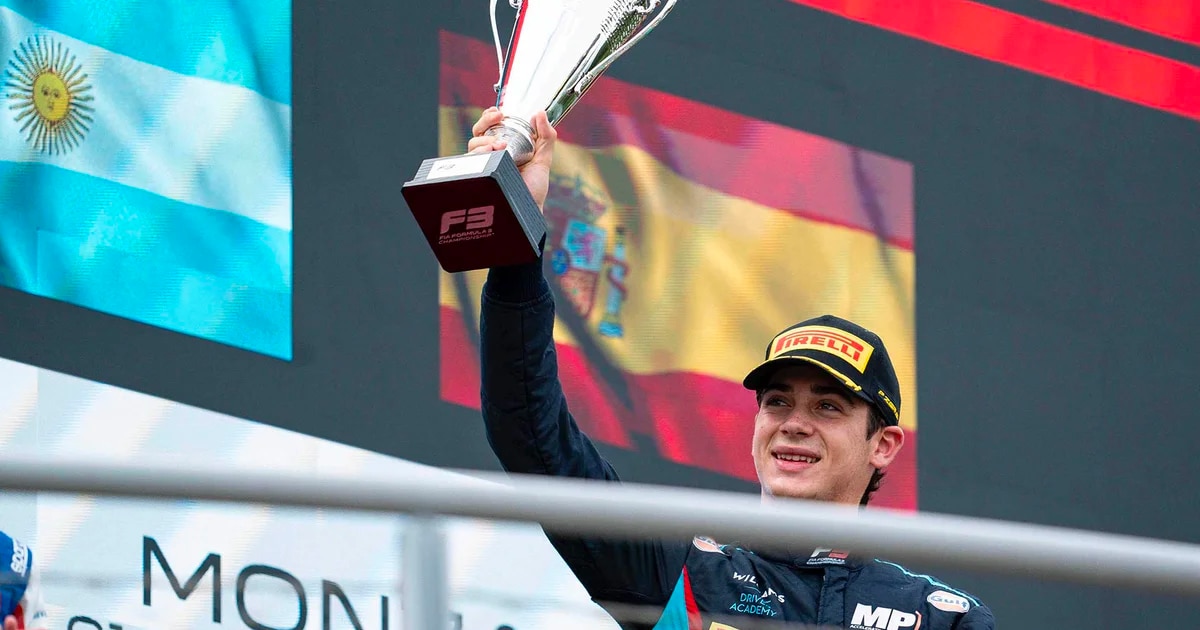 El argentino Franco Colapinto correrá en F2 la próxima temporada: el hecho que lo acerca a la Fórmula 1