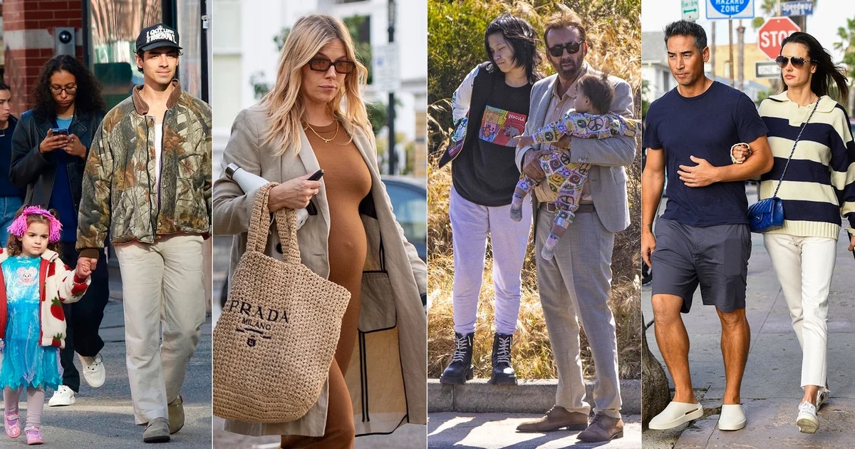 El día de compras de Sienna Miller, el paseo de Joe Jonas con su hija Willa: famosos en un clic