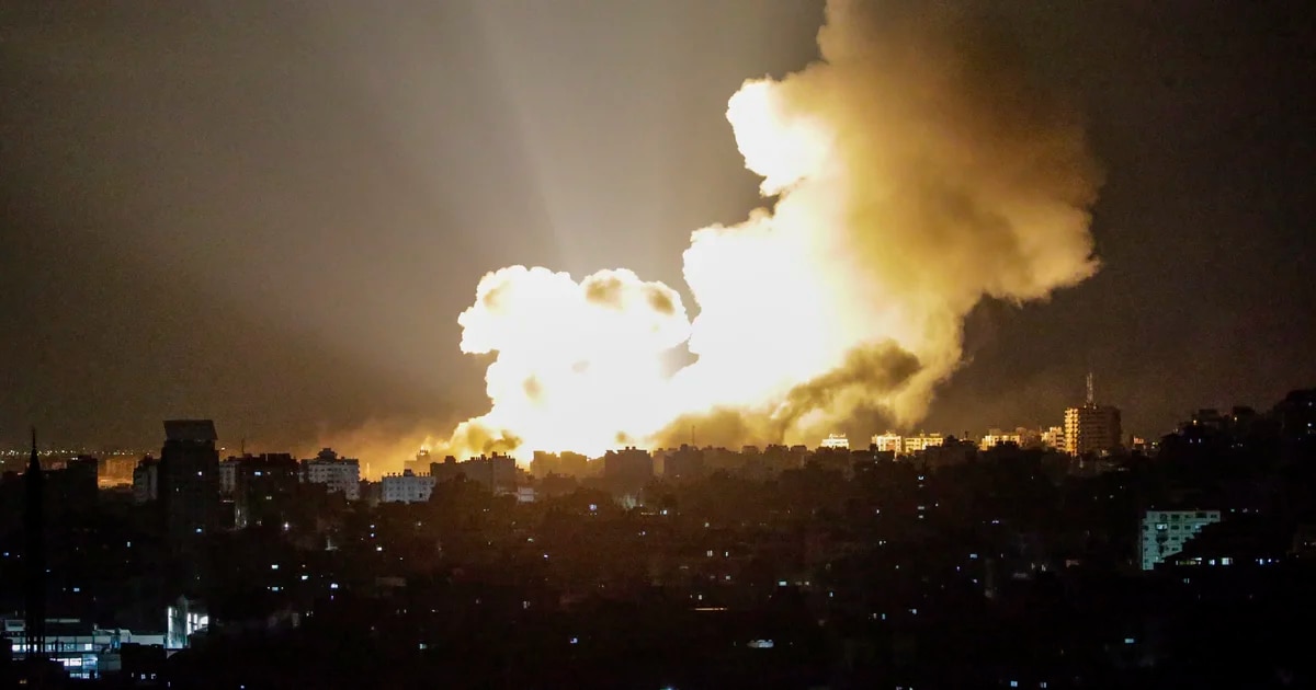 Israel bombardeó durante la madrugada 200 objetivos del grupo terrorista Hamás en el centro de Gaza