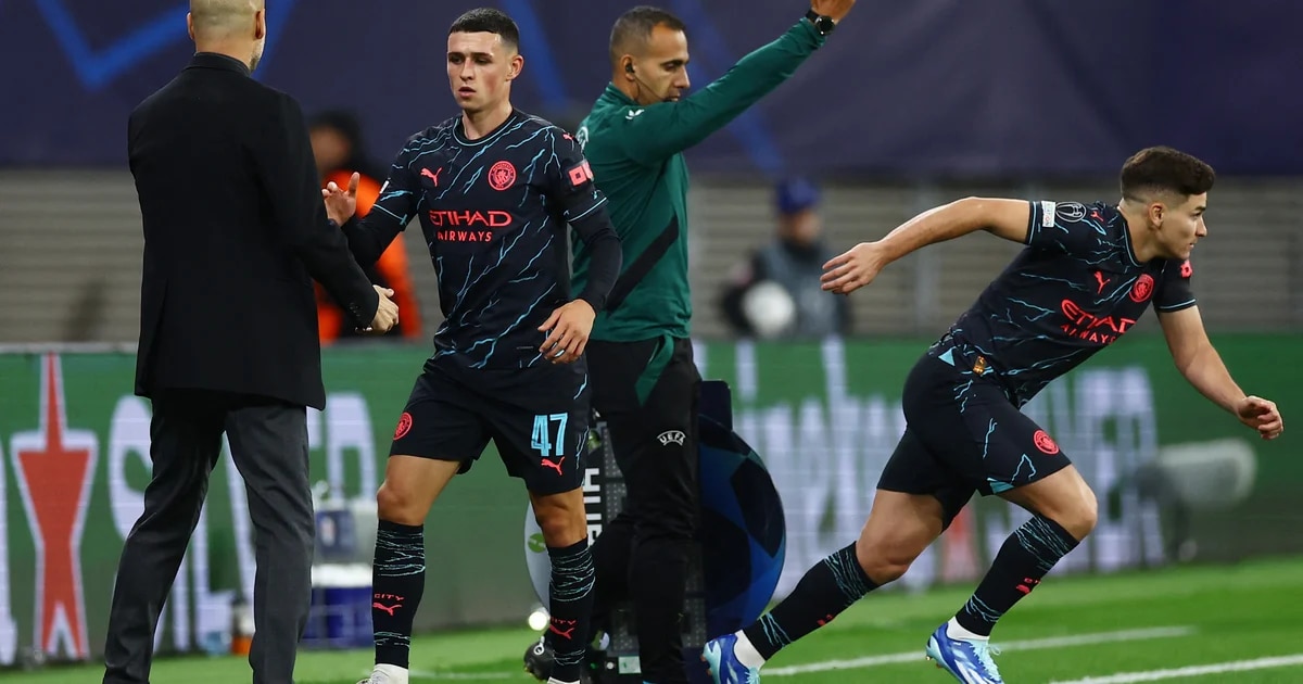 Leipzig reacciona y empata 1-1 con Manchester City en duelo clave en el Grupo G de la Champions League