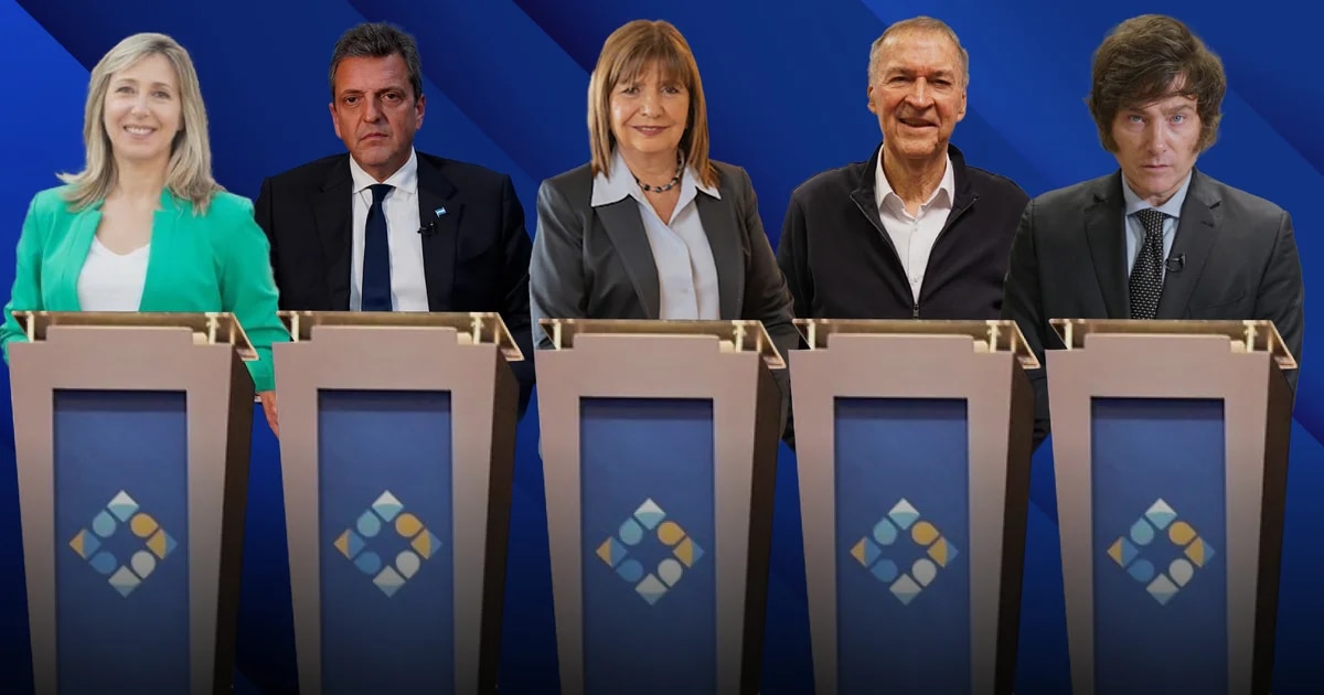 Los candidatos se enfrentarán en el primer debate presidencial: ajustes de estrategia tras el escándalo de Insaurralde